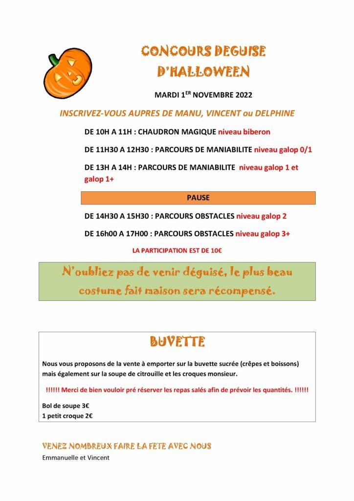 AFFICHE HALLOWEEN